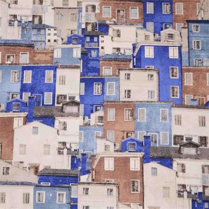 Lonetas Estampadas Casas Colores - Ribes y Casals