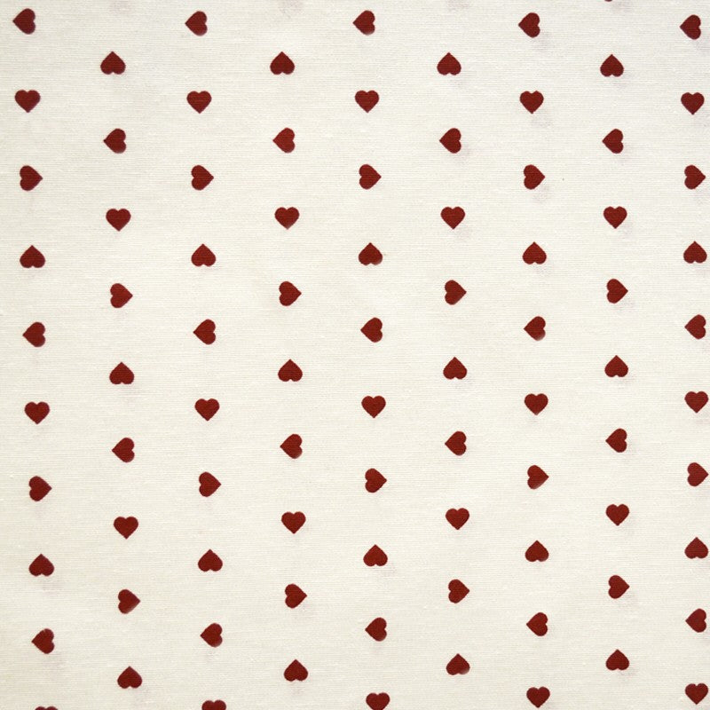 Lonetas Estampadas Corazones Rojos - Ribes y Casals