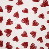 Lonetas Estampadas Corazones Rojos - Ribes y Casals