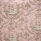 Lonetas Estampadas Toile de Jouy Rosa - Ribes y Casals