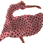 Lunar 35mm Spandex Salmón Negro - Ribes y Casals