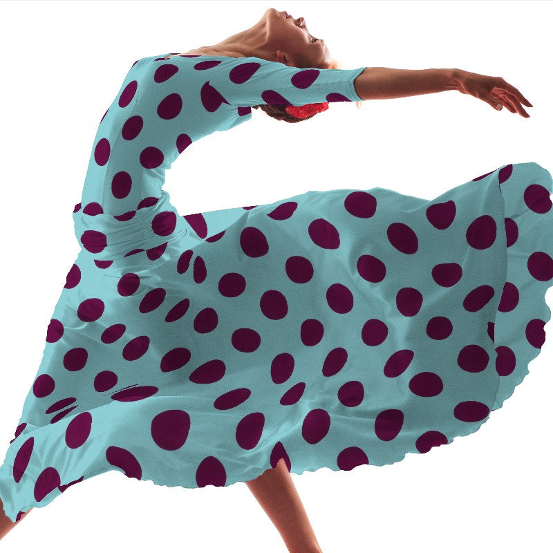 Lunar 70mm Spandex Aguamarina Buganvilla - Ribes y Casals