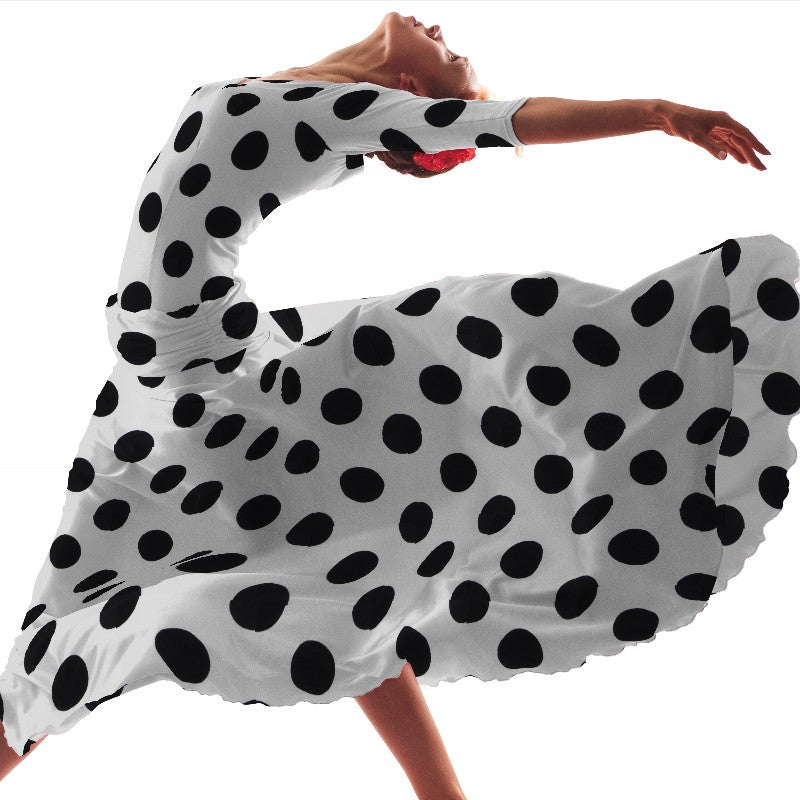 Lunar 70mm Spandex  Blanco Negro - Ribes y Casals