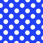 Lunar Popelín Goya Azul/Blanco - Ribes y Casals