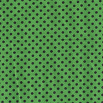 Lunares Spandex 5mm Fondo Verde Lunar Negro - Ribes y Casals