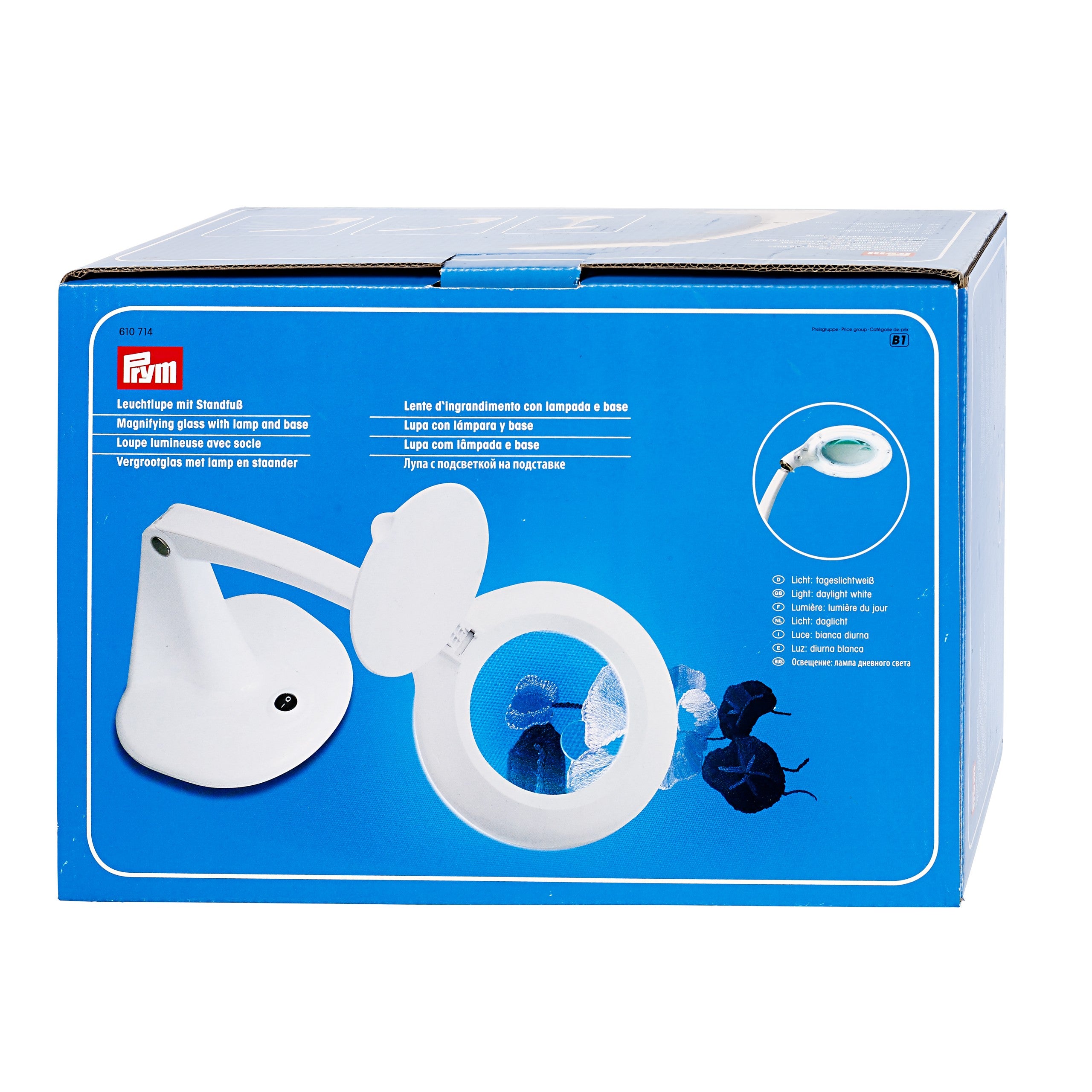 Lupa con lámpara y base - Ribes y Casals