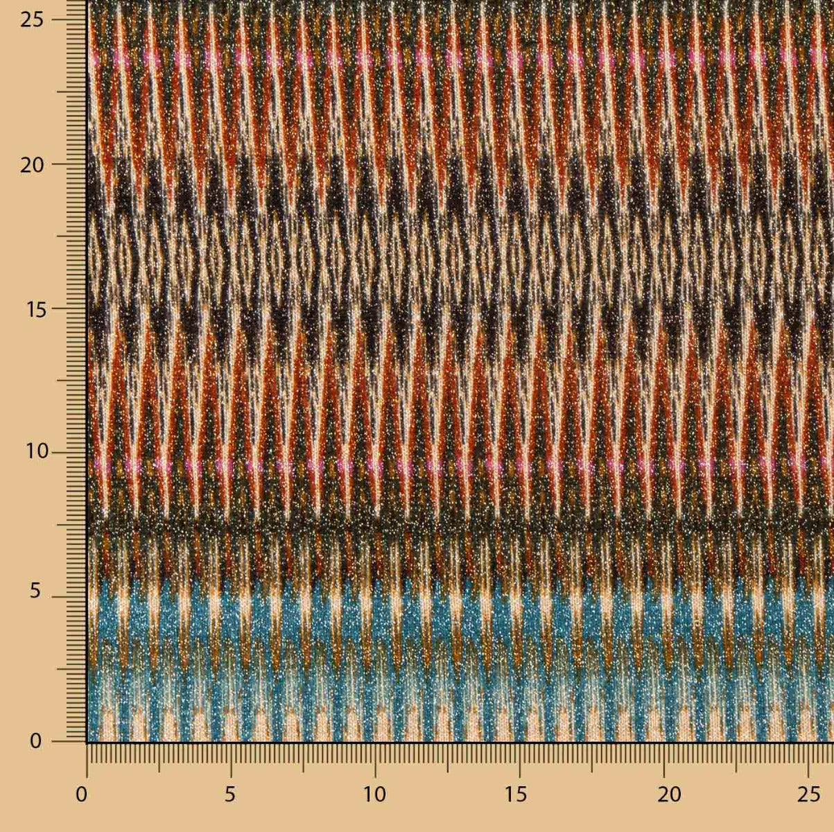 Punto Lamé Estampado Colors - Ribes y Casals