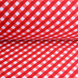 Lycra Baño Cuadros Rojo - Ribes y Casals