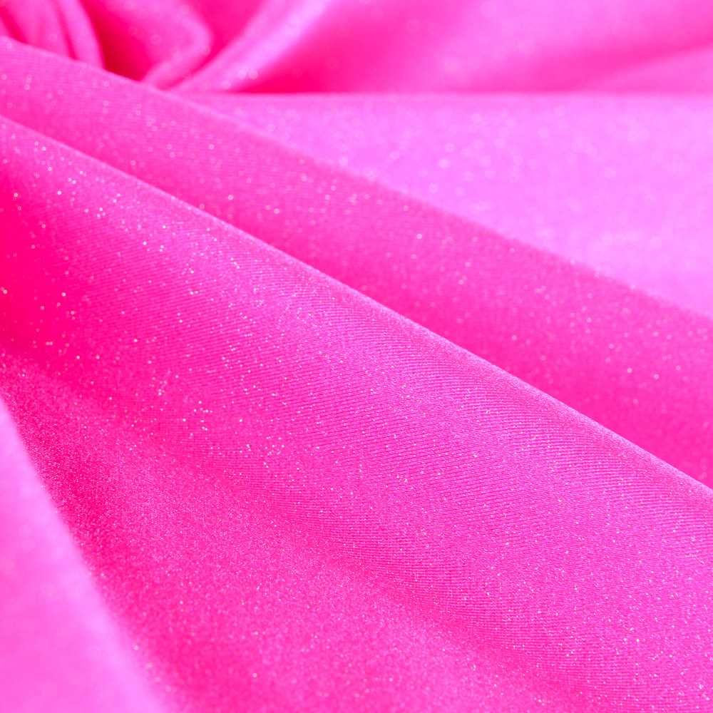 Lycra Brillante Glitter Rosa Fluor - Ribes y Casals