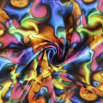 Lycra Digital Bubble Azul - Ribes y Casals