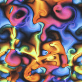 Lycra Digital Bubble Azul - Ribes y Casals