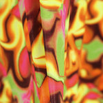 Lycra Digital Bubble Naranja - Ribes y Casals