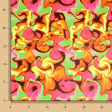 Lycra Digital Bubble Naranja - Ribes y Casals