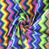 Lycra Digital Chevron Azul - Ribes y Casals