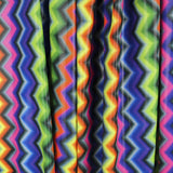 Lycra Digital Chevron Azul - Ribes y Casals