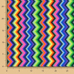 Lycra Digital Chevron Azul - Ribes y Casals