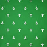 Lycra Estampada Anclas Fondo Verde - Ribes y Casals