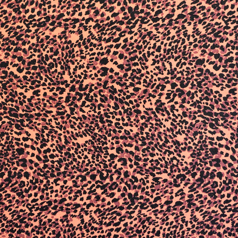 Printed Lycra Animal Brown Background - Ribes y Casals