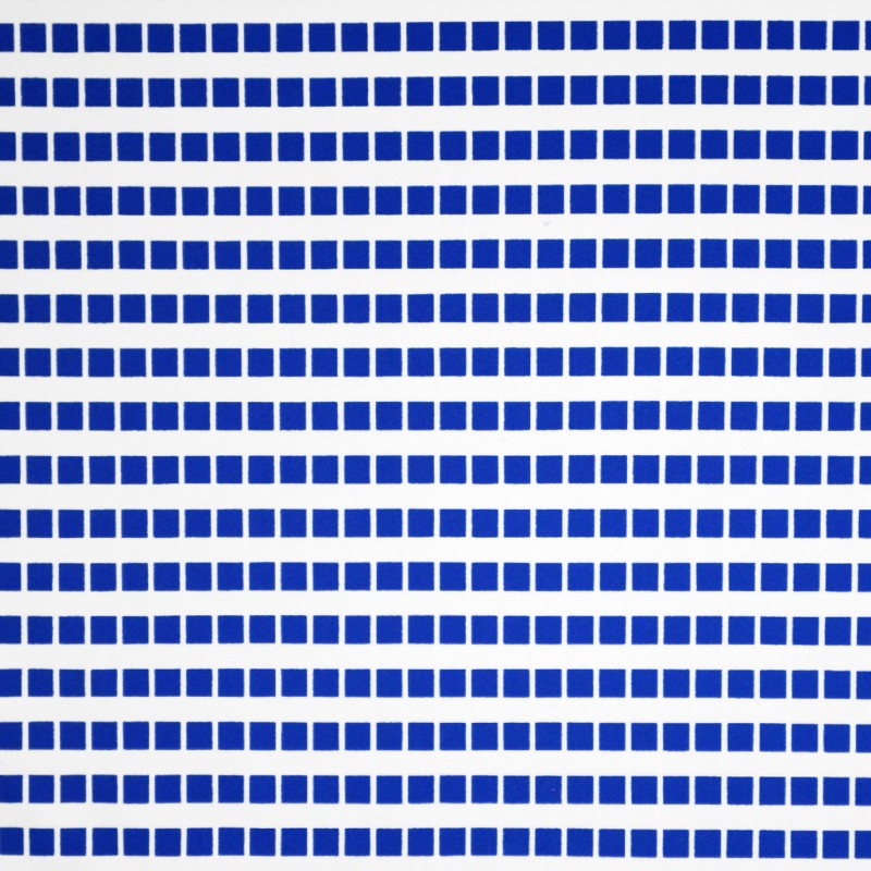 Lycra Estampada Cuadrados Azul - Ribes y Casals