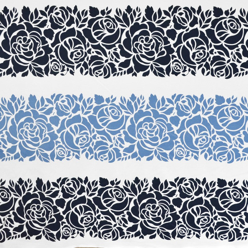 Lycra Estampada Floral Bicolor - Ribes y Casals