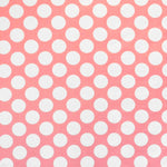 Printed Lycra Dots 2cm Pink Background - Ribes y Casals