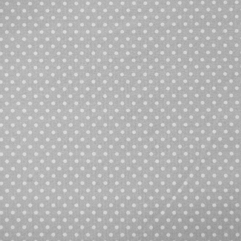 Printed Lycra Dots Light Grey Background - Ribes y Casals