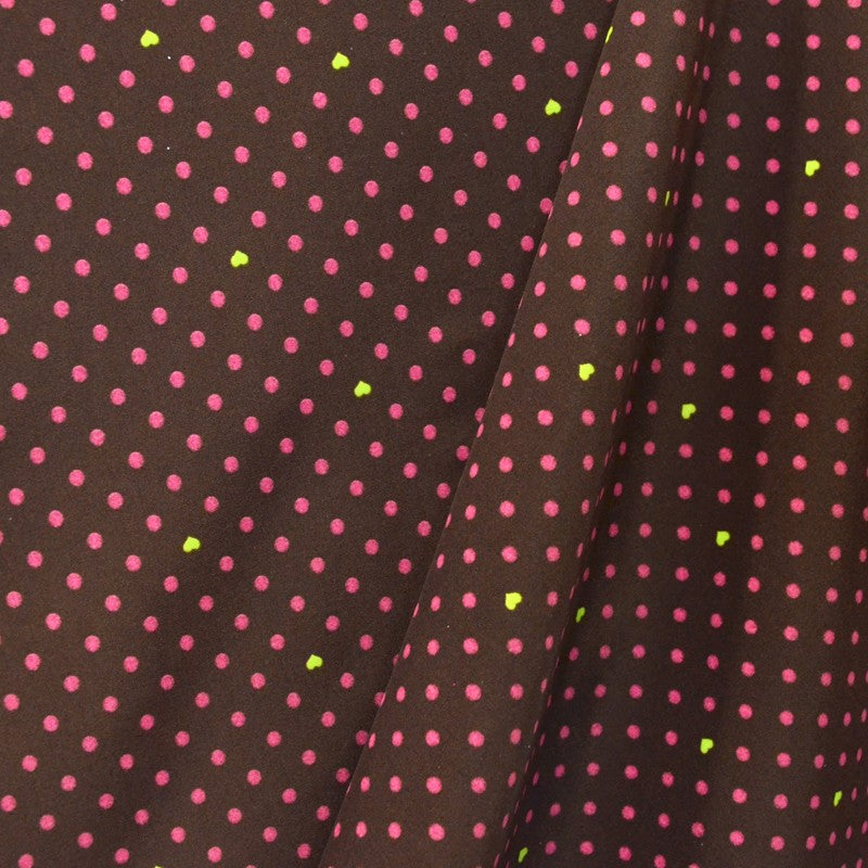 Lycra Estampada Lunar Fucsia - Ribes y Casals