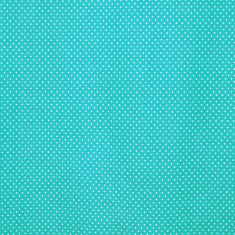 Lycra Estampada Lunar Turquesa - Ribes y Casals