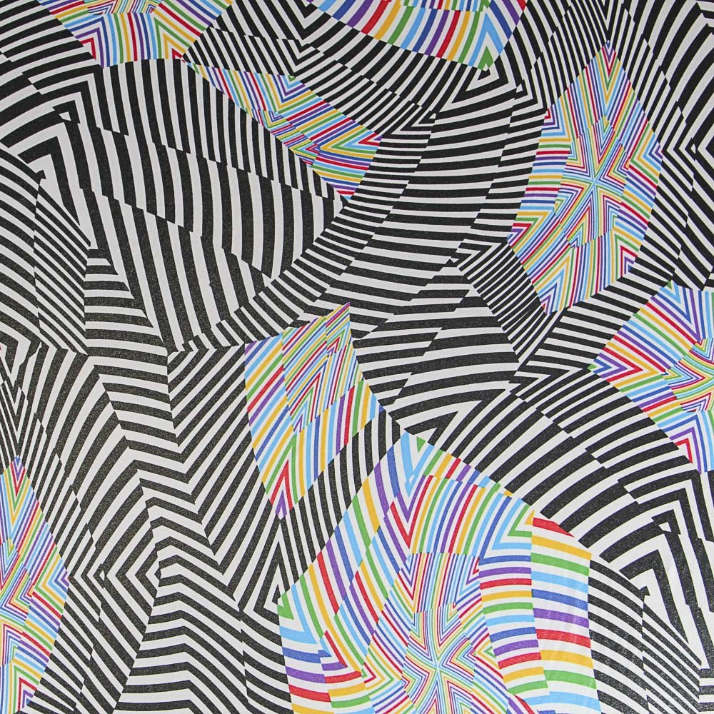 Lycra Estampada Psicodelia Multicolor - Ribes y Casals