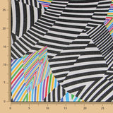 Lycra Estampada Psicodelia Multicolor - Ribes y Casals