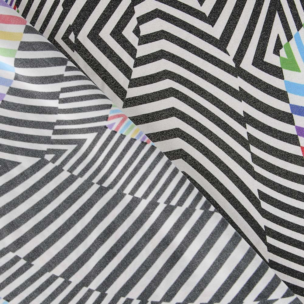 Lycra Estampada Psicodelia Multicolor - Ribes y Casals