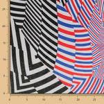 Lycra Estampada Psicodelia Roja - Ribes y Casals