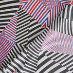 Lycra Estampada Psicodelia Roja - Ribes y Casals