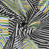 Lycra Estampada Psicodelia Verde - Ribes y Casals