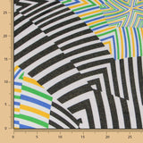 Lycra Estampada Psicodelia Verde - Ribes y Casals