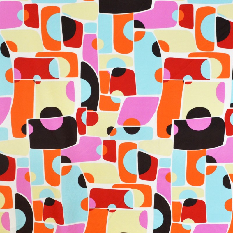 Lycra Estampada Pucci Multicolor - Ribes y Casals