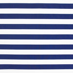 Printed Lycra Navy Stripes Ecru Background - Ribes y Casals