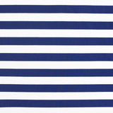 Printed Lycra Navy Stripes Ecru Background - Ribes y Casals