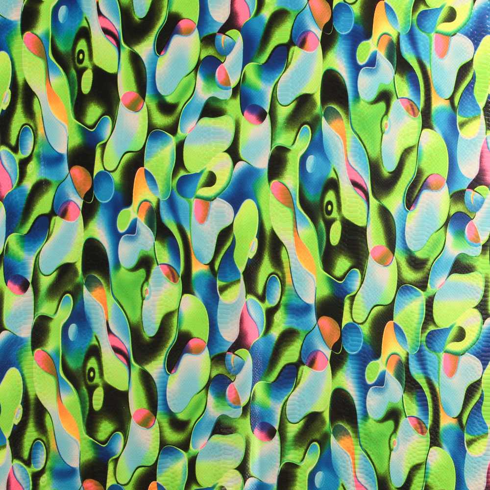 Lycra Fantasía Bubble Verde - Ribes y Casals