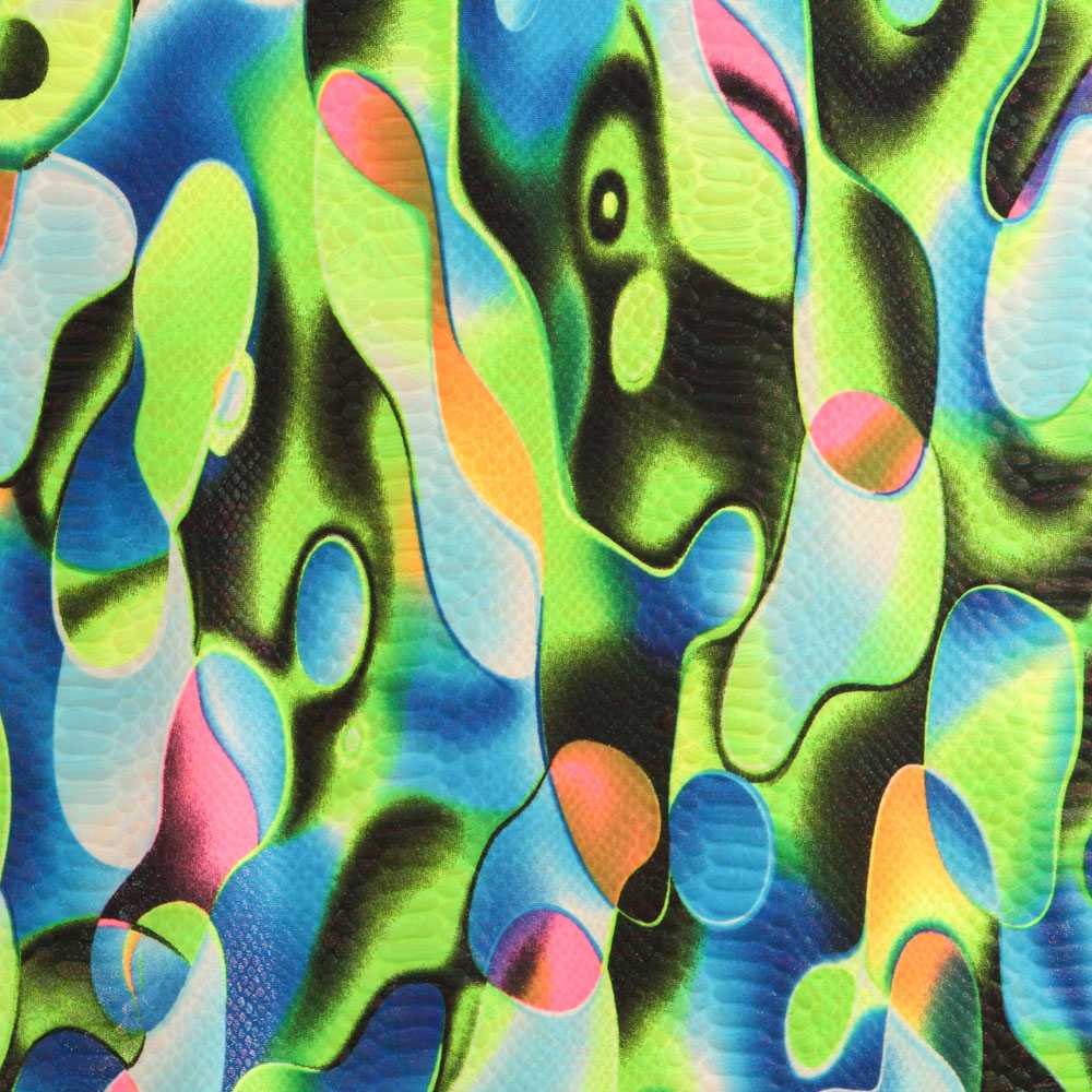 Lycra Fantasía Bubble Verde - Ribes y Casals