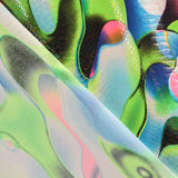 Lycra Fantasía Bubble Verde - Ribes y Casals