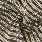 Lycra Flocada Ondas Oro - Ribes y Casals