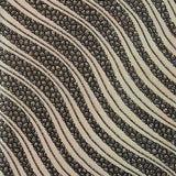 Lycra Flocada Ondas Oro - Ribes y Casals