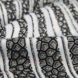 Lycra Flocada Ondas Plata - Ribes y Casals