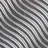 Lycra Flocada Ondas Plata - Ribes y Casals