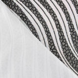 Lycra Flocada Ondas Plata - Ribes y Casals