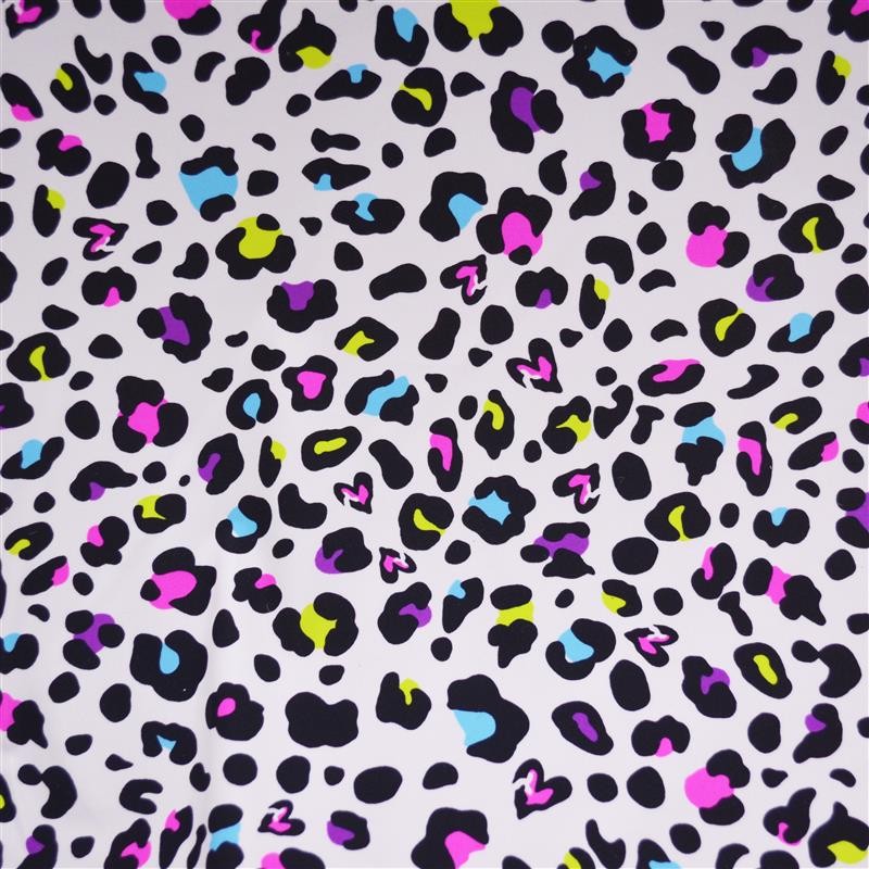 Lycra Foil Leopardo Colores - Ribes y Casals