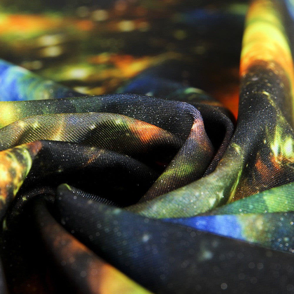 Lycra Galaxy Glitter Stars - Ribes y Casals