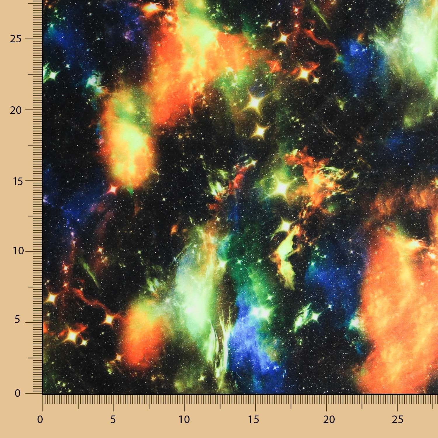 Lycra Galaxy Glitter Stars - Ribes y Casals