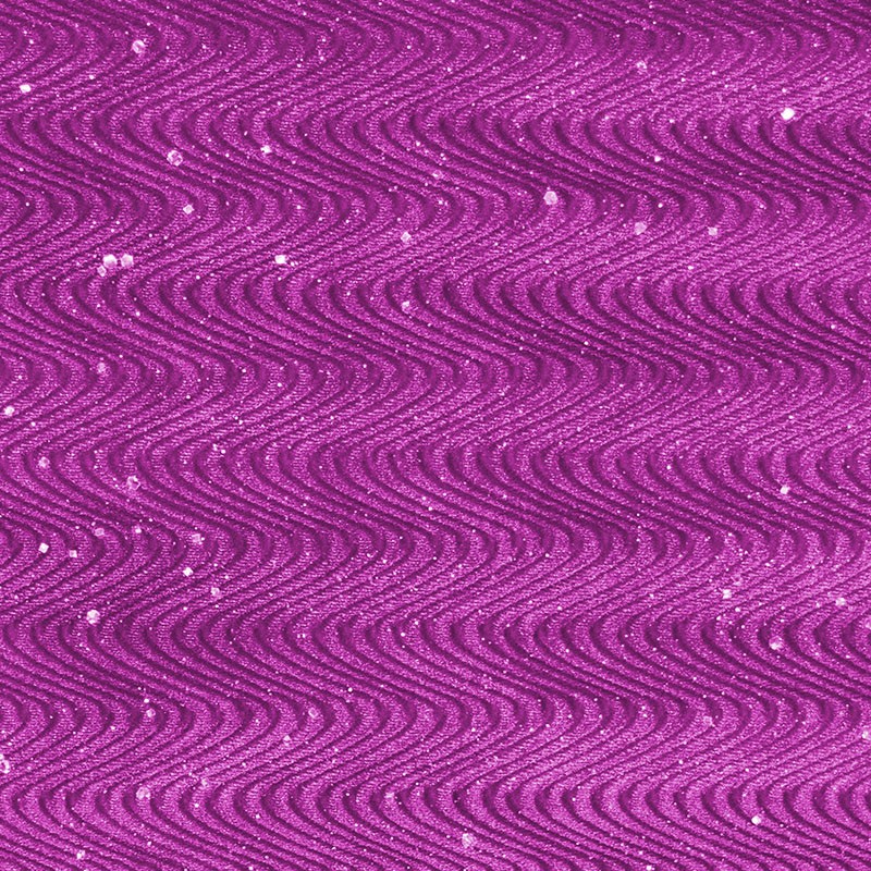 Retal Lycra Glitter Ondas Terciopelo Fucsia 85x155 cm - Ribes y Casals